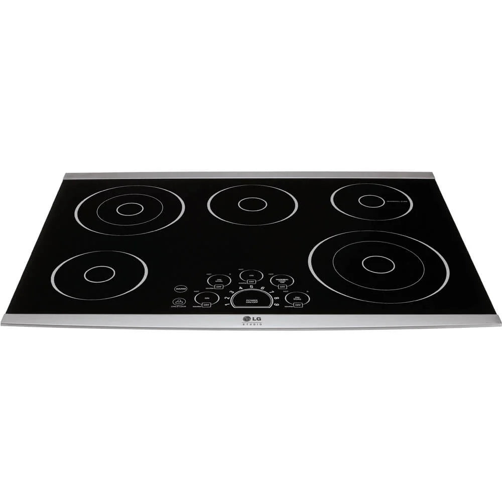 LG Studio LSCE305ST Studio 30 inch Stainless 5 Burner Electric Cooktop