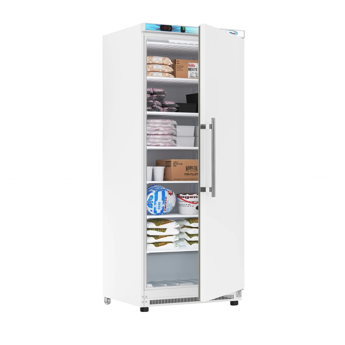 12 Cu. ft. Commercial Reach in Freezer in White Manual Defrost (KM-FMD12WH)