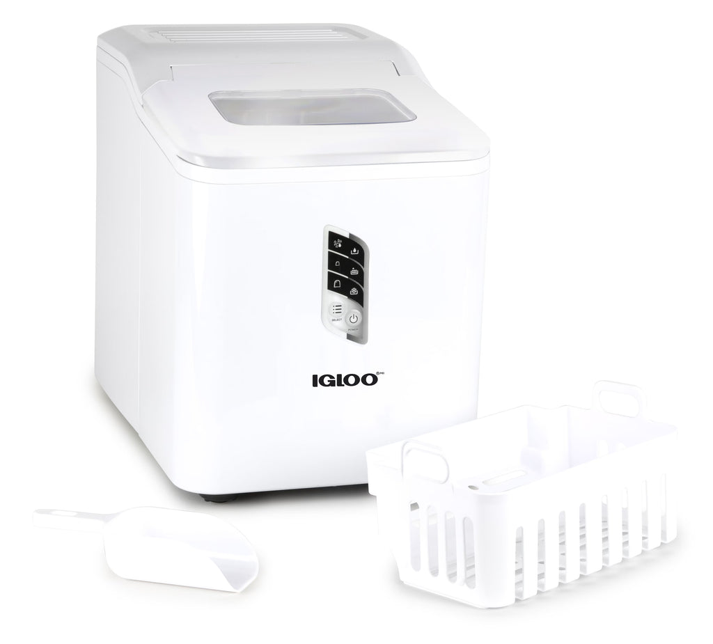 Igloo Automatic Ice Machine Self Cleaning Countertop Ice Maker for Water Bottle & Drinks, Aqua
