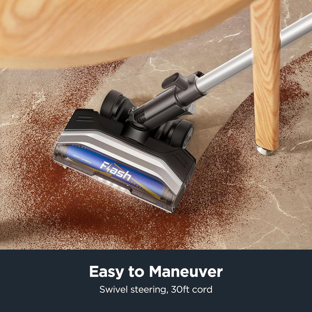 Eureka Corded Stick Vacuum with Attachments for Pet Hair, Carpet, Hardwood Floors, NES520BL, New