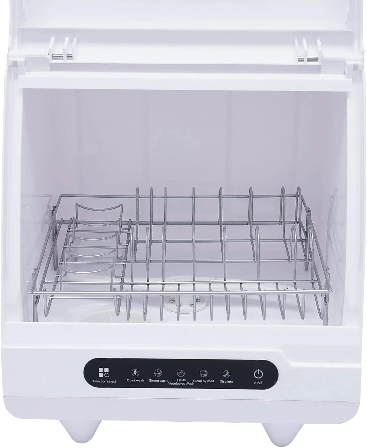 Portable Countertop Dishwasher,Compact Dishwasher With 5-Liter Built-in Water Tank,5 Programs, 360�� Dual Spray