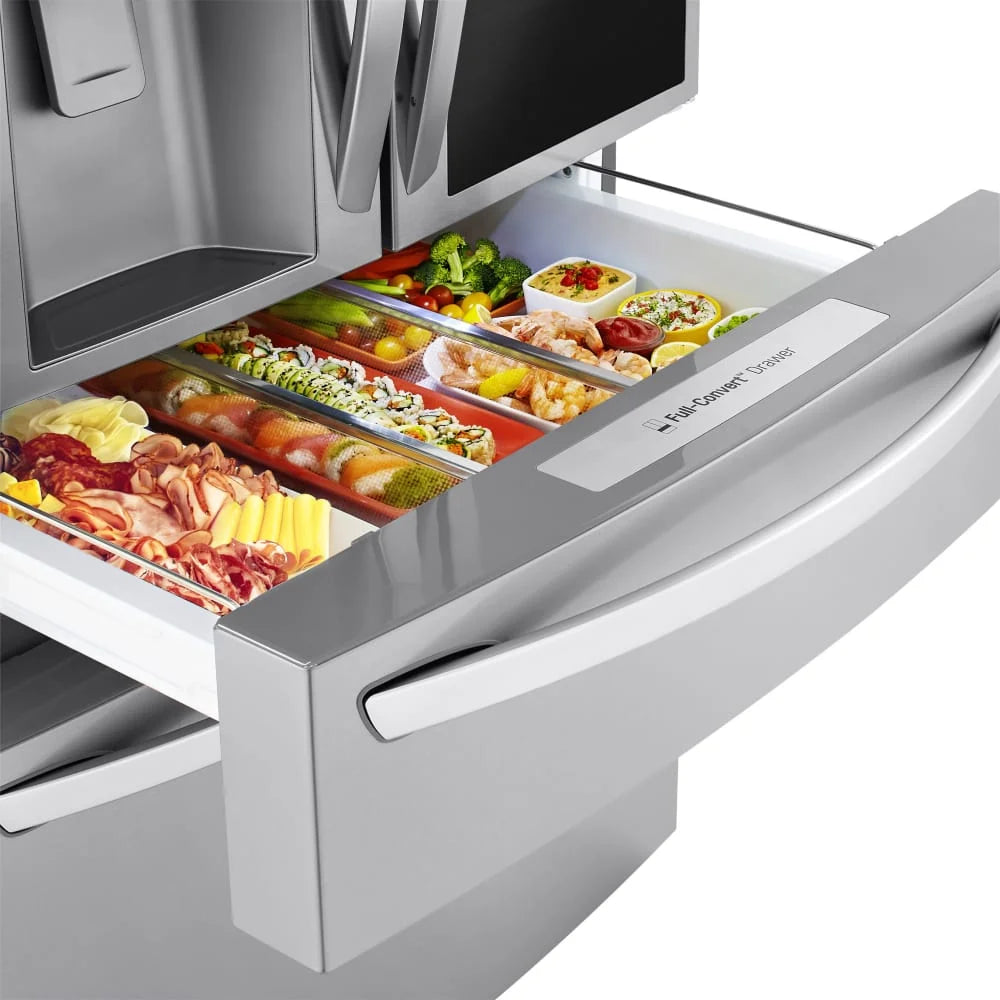 Lg Lrmvs3006 36" Wide 29.5 Cu. Ft. Energy Star Rated French Door Refrigerator - PrintProof