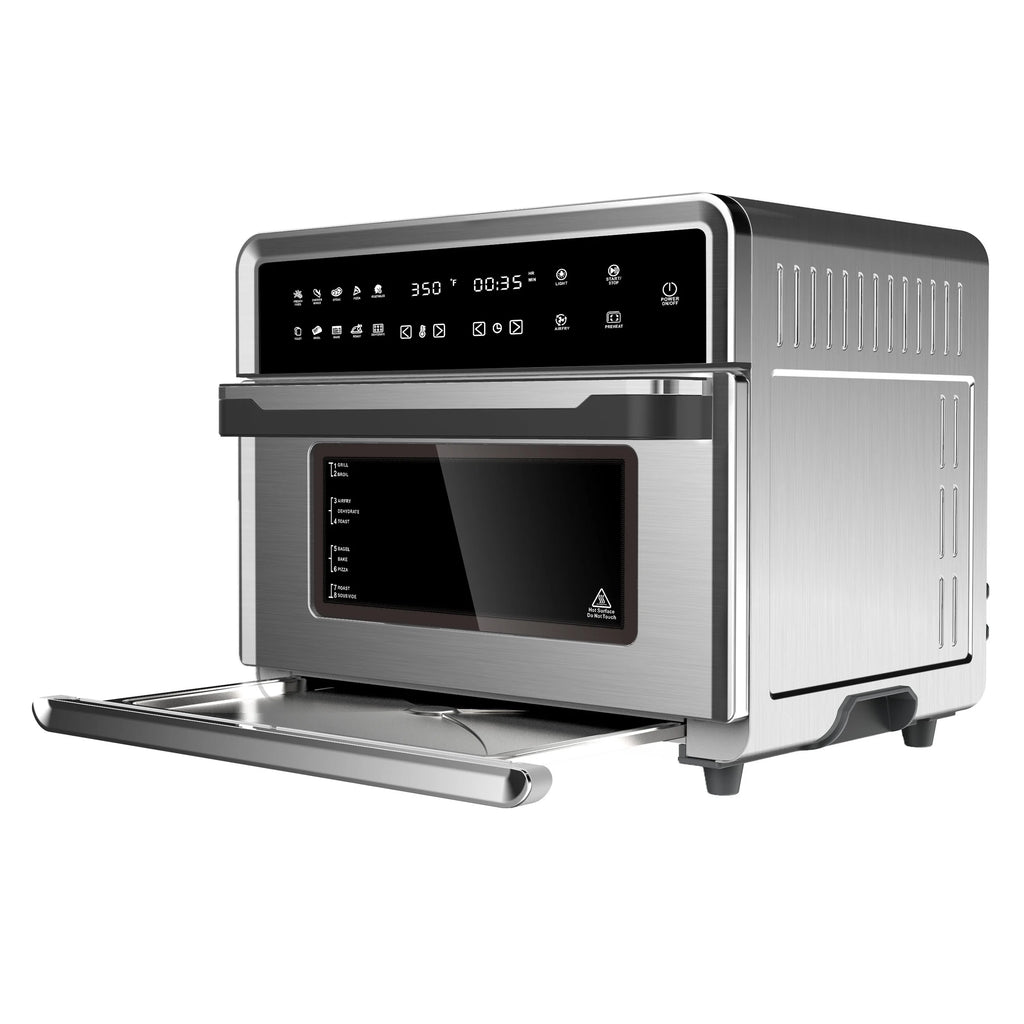 MegaChef 10 in 1 Electronic Multifunction 360 Degree Hot Air Technology Countertop Oven