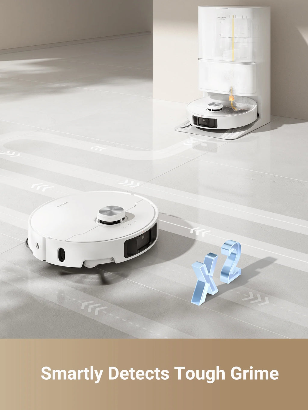 dreame L40 Ultra Robot Vacuum with Removable & Liftable Mop, Extendable & Liftable SideBrush, 11,000Pa Suction, 149a?? Mop & Washboard Self Cleaning, Auto-Empty, Auto Refill, Voice Control