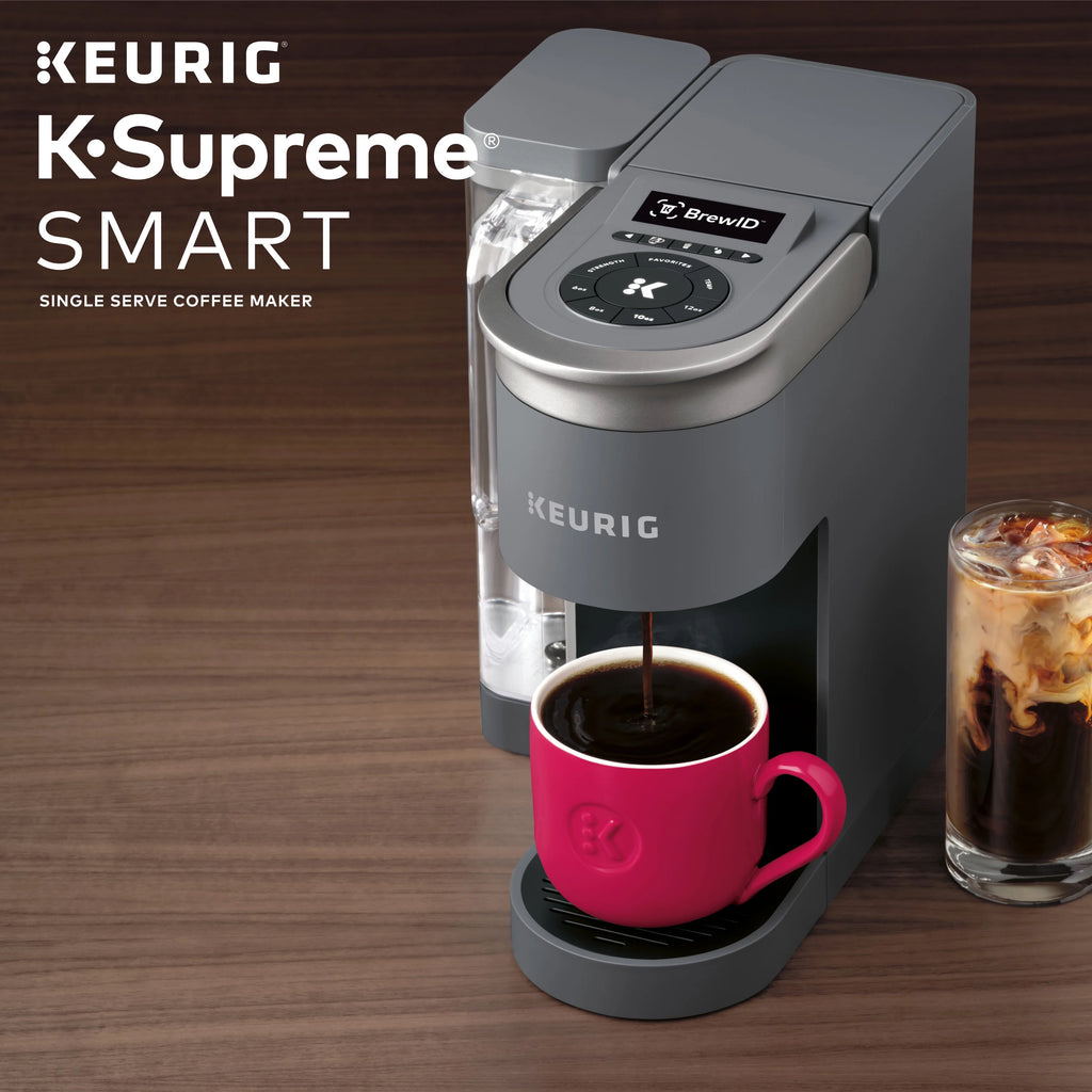 Keurig K-Supreme SMART Coffee Maker, MultiStream Technology, Brews 6-12oz Cup Sizes, White