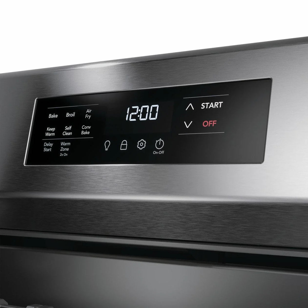 Frigidaire FCRG3083AS 30" Wide Slide-In Gas Range with Air Fry, Stainless Steel