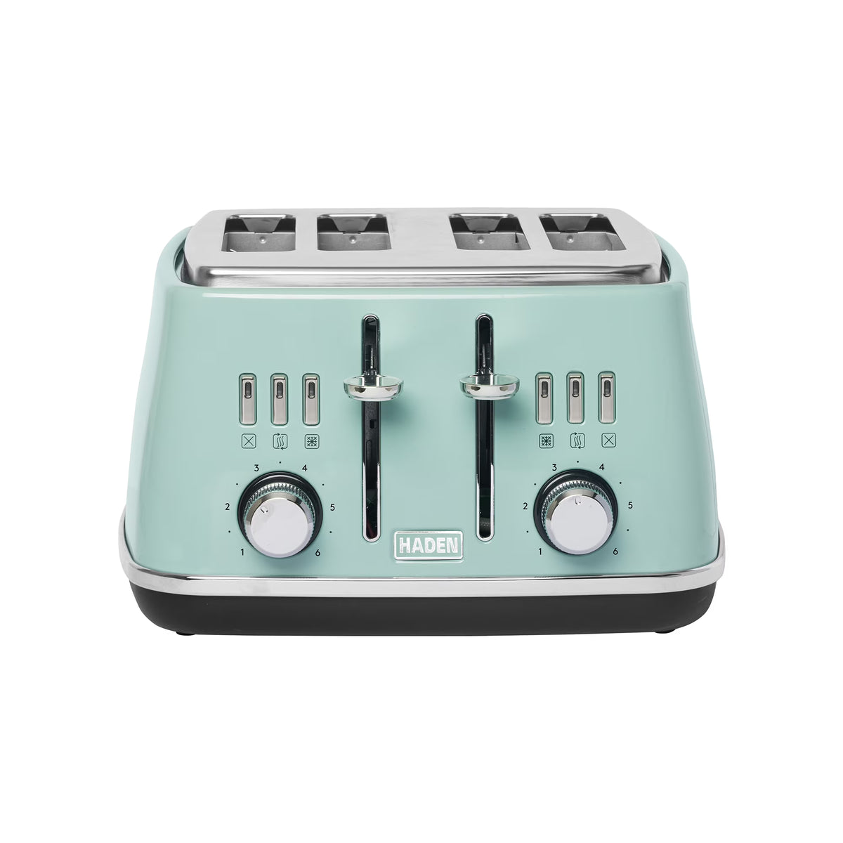 Haden Cotswold 4-Slice Wide Slot Toaster, Sage - 75100