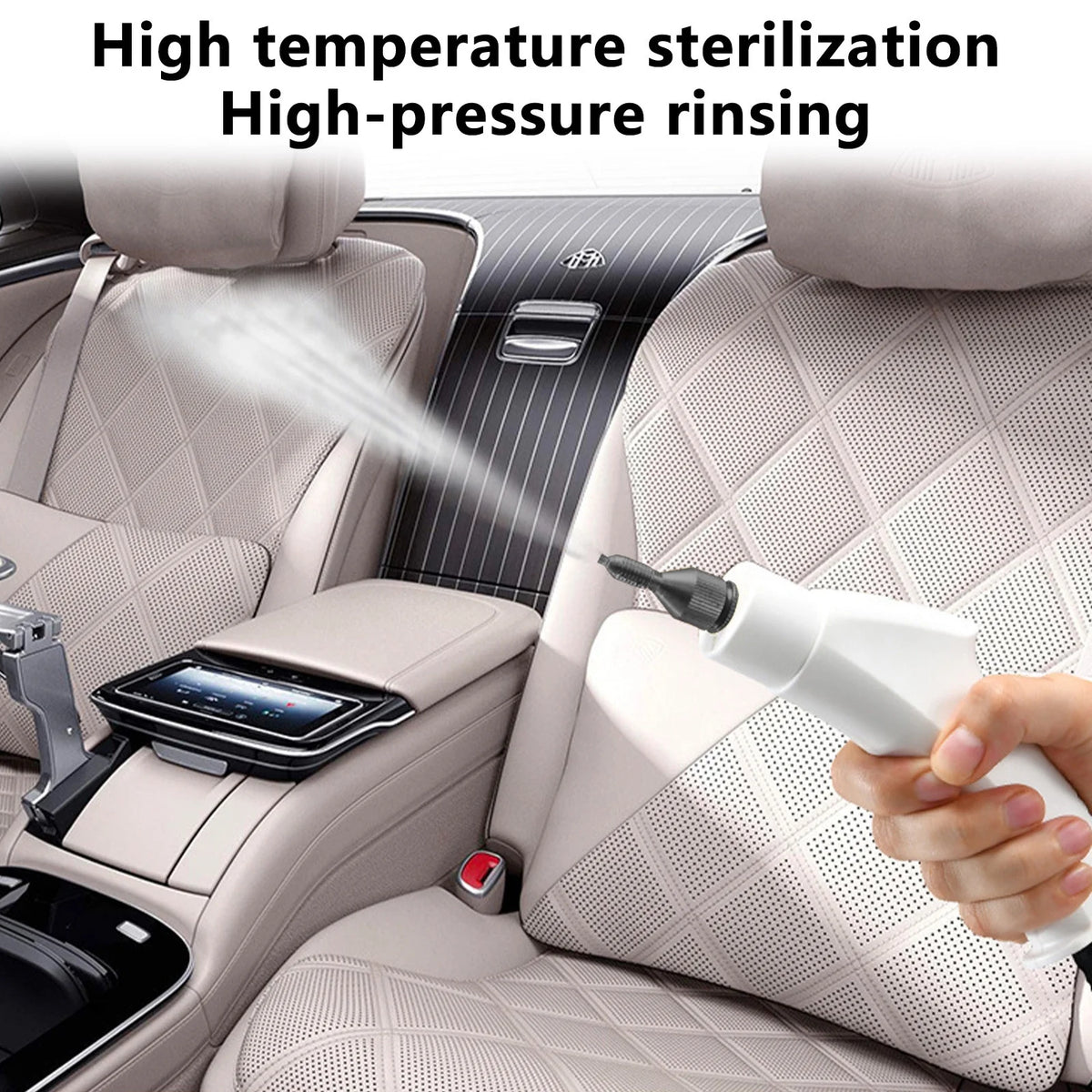 Cailmei Household High Temperature And High Pressure Cleaning Small And Portable Kitchen Decontamination Cleaning Red Free Size