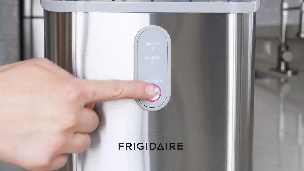 Frigidaire, 33 Lbs. Nugget Ice Maker, Black Stainless Steel, EFIC228