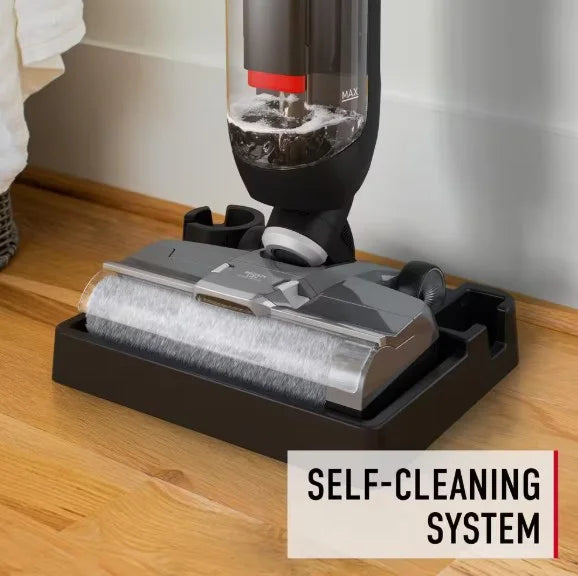 Streamline Corded Wet/Dry Hard Floor Cleaner and Vacuum Cleaner with Self Cleaning System for Sealed Hard Floors, Black