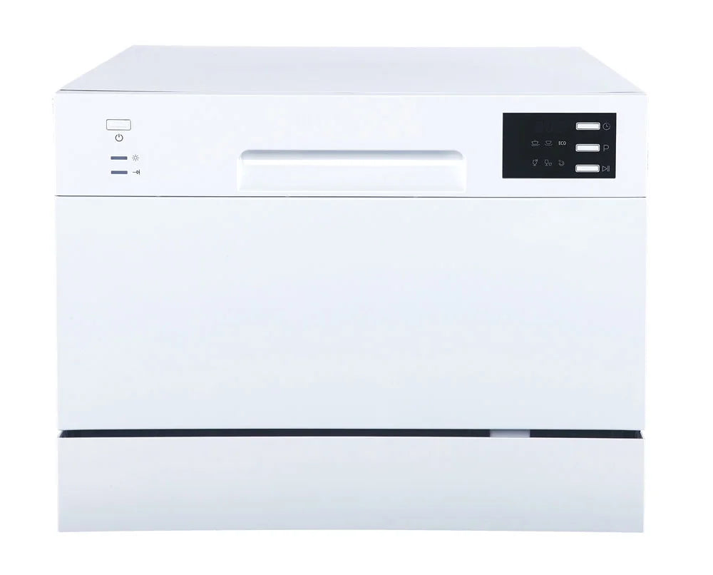 Countertop Dishwasher with Delay Start & LED - Silver