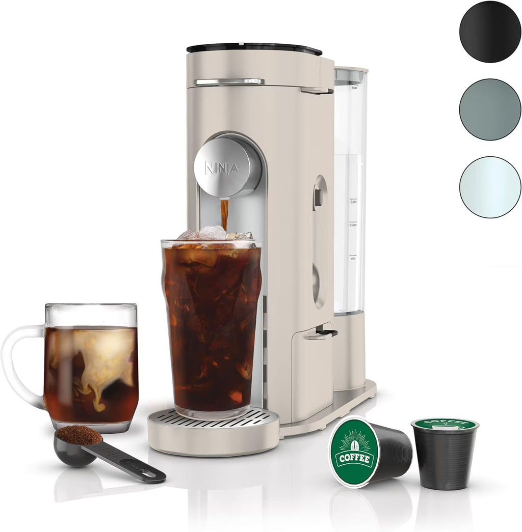 Single-cup Coffee Maker, Brewing Ground Coffee, Compact Design, Iced Coffee Maker