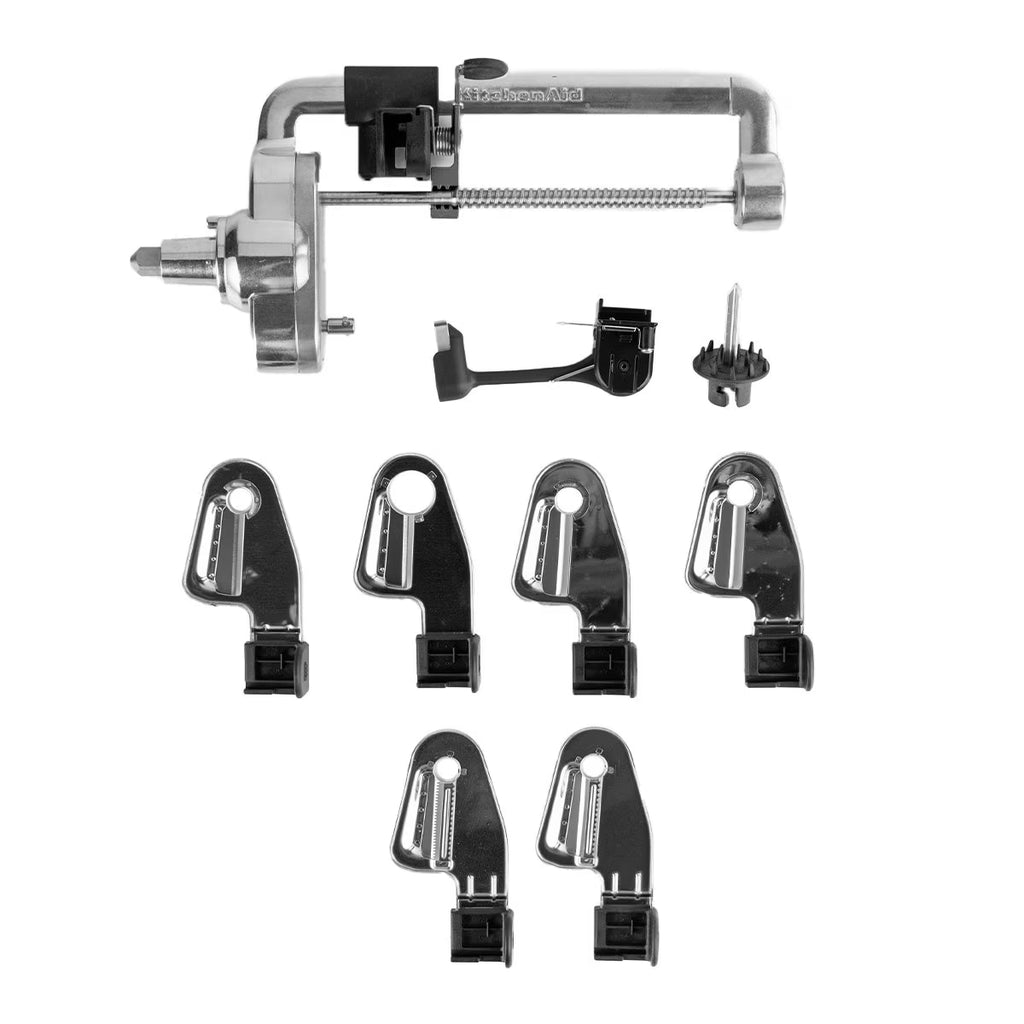 KitchenAid Spiralizer Attachment + Angel Hair & Thin Slice Blade Spiralizer Accessories