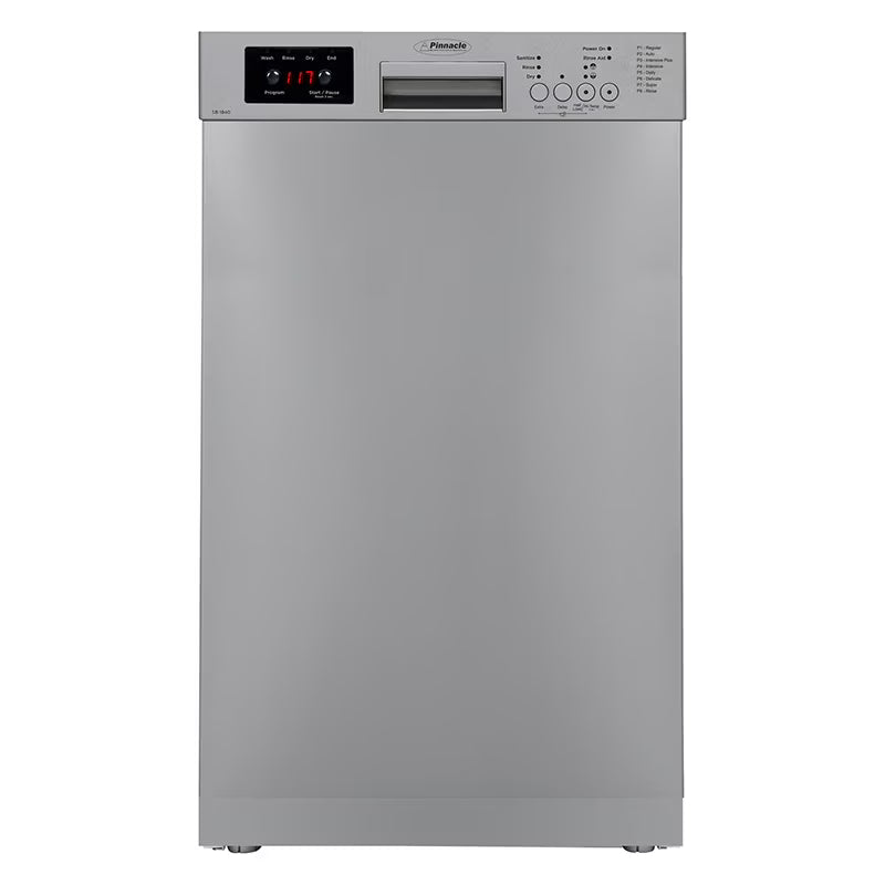 Equator 18"Dishwasher Europe ADA Builtin 10 Place Sani Delay 1/2 Load 51dB