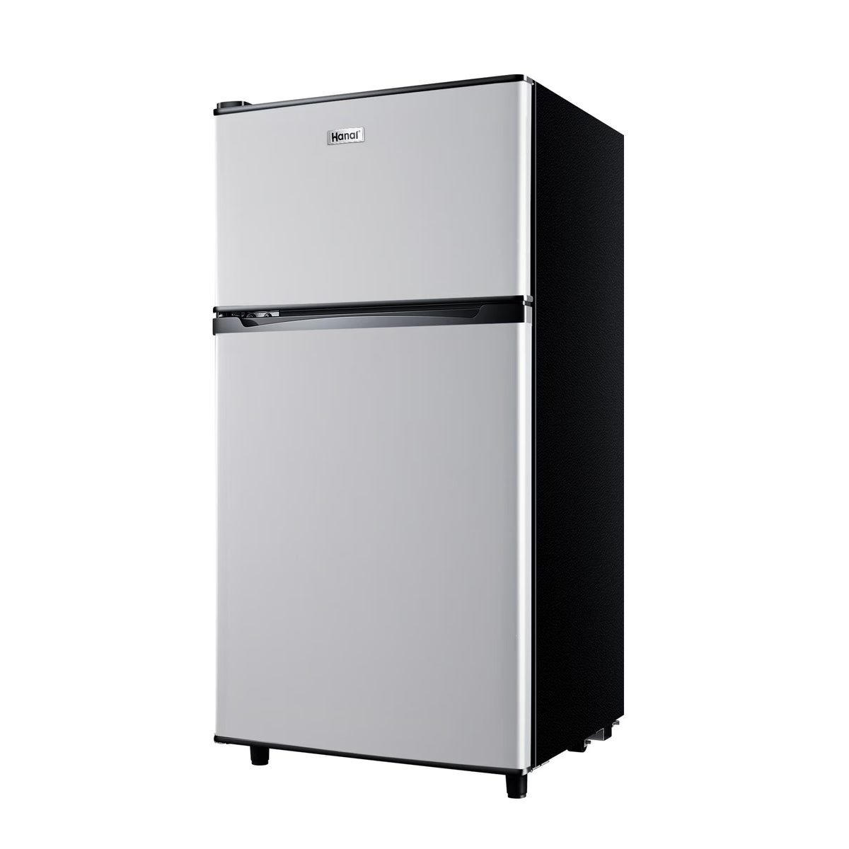 2 Door Mini Fridge with Freezer,3.5Cu.ft Small Freezer,7 Adjustable Thermostat,Blue,New