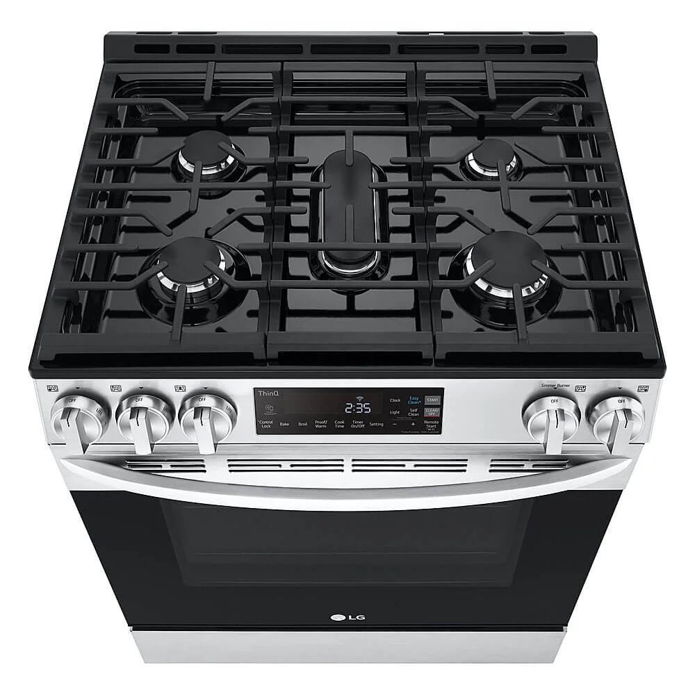 LG LSGL5831F 5.8 Cu. Ft. Stainless Smart Slide-In Gas Range
