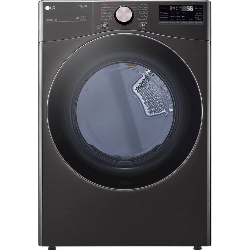 LG DLEX4000B 7.4 Cu. Ft. Ultra Large Capacity Smart wi-fi Enabled Front Load Electric Dryer with TurboSteam? and