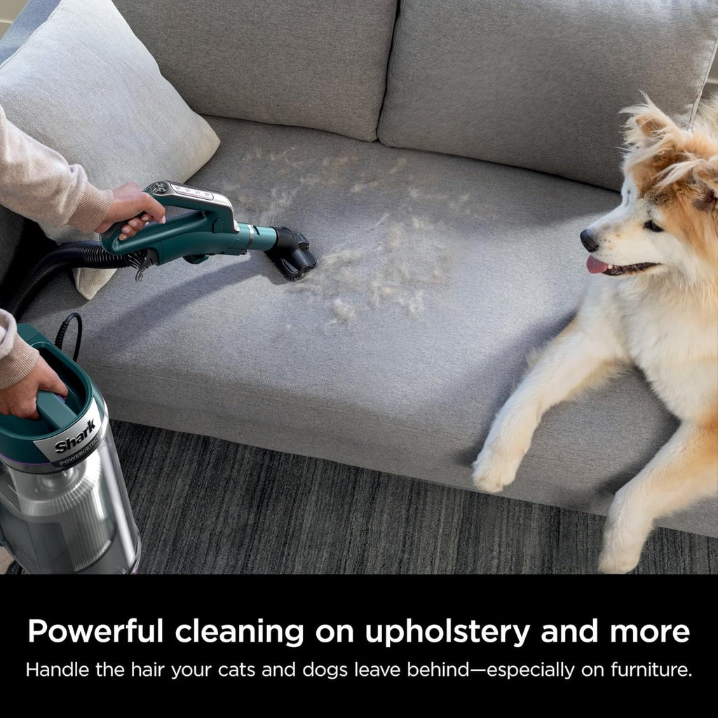 Restored SHARK AZ4000 POWERDETECT Upright Vacuum Cleaner with DuoClean Technology, Odor Neutralizer Technology, Powered Lift-Away, Self Cleaning Brushroll (Refurbished)