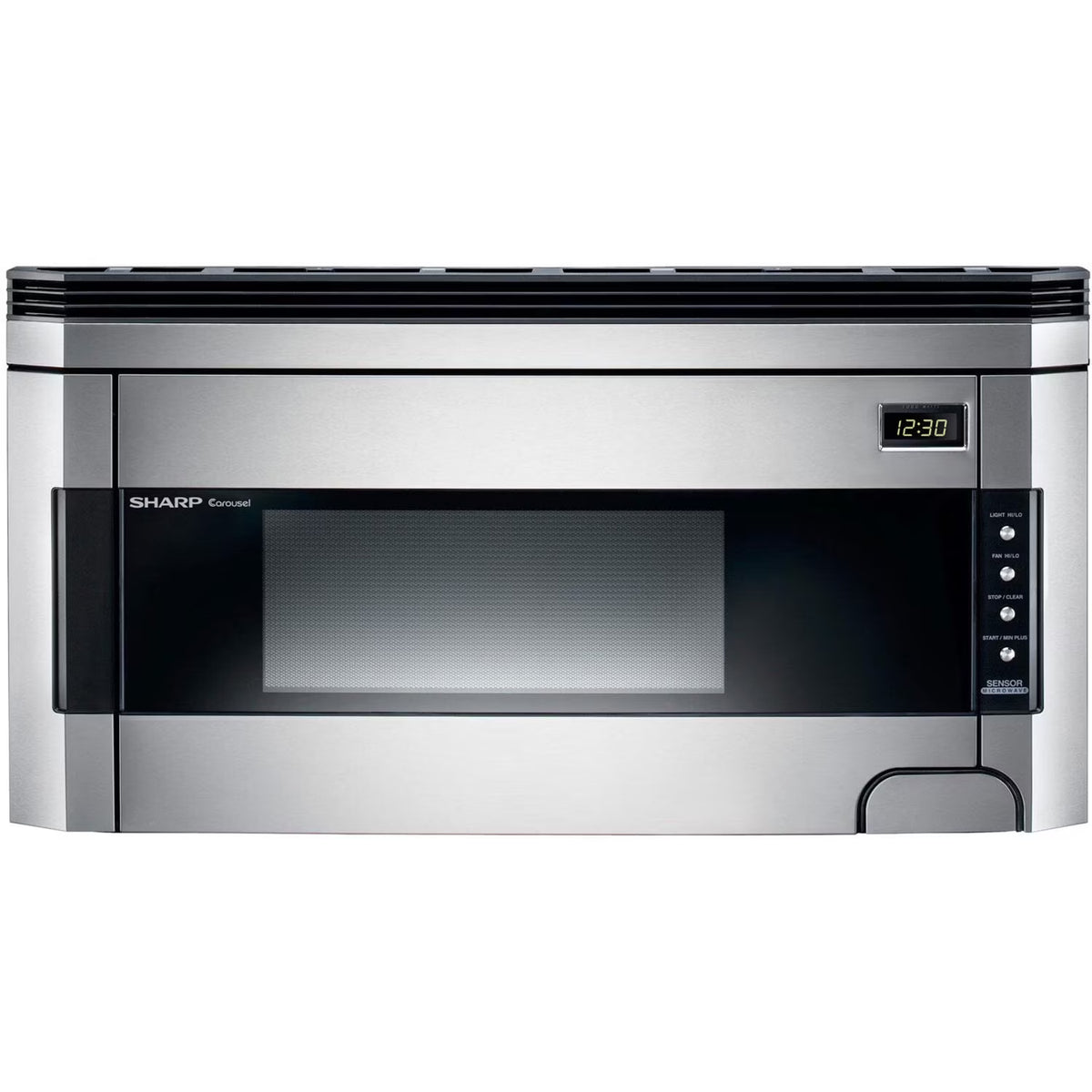 Sharp 1.5 Cu. Ft. 1000W Over-the-Range Microwave Oven with Concealed Control Panel in Stainless Steel