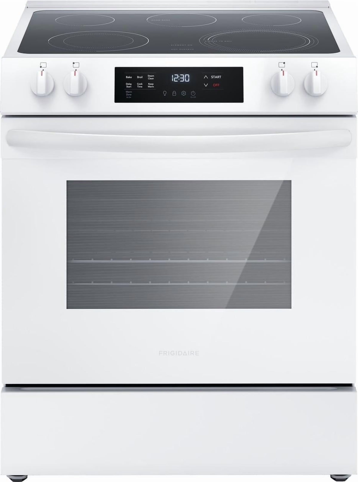 Frigidaire FCFE3062AW 30" Electric Range with Steam Clean