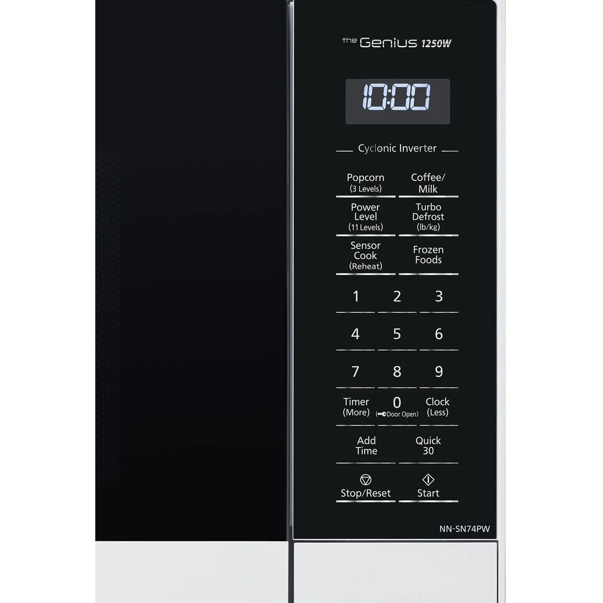 Panasonic 1.6-cu. ft. 1250W Countertop Microwave with Inverter Technology, Black NN-SN74PB