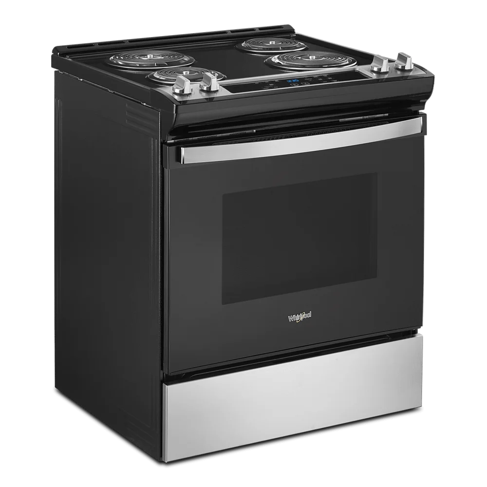 WHIRLPOOL WEC310S0LS slide in electric range