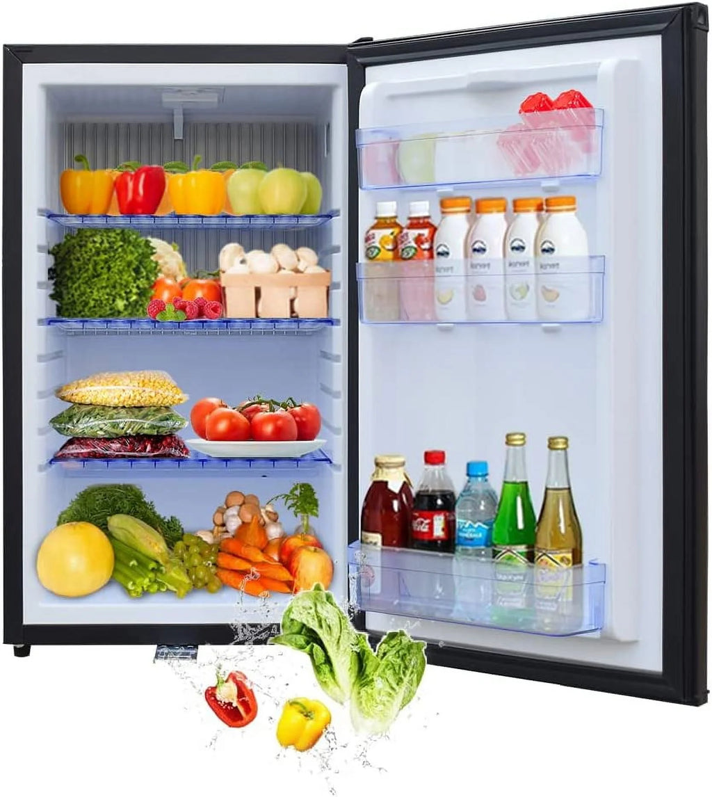 Smad 1.7 Cu ft Quiet 2-Way Refrigerator Dometic RV Camper Fridge Car Cooler Bedroom, Reversible Door