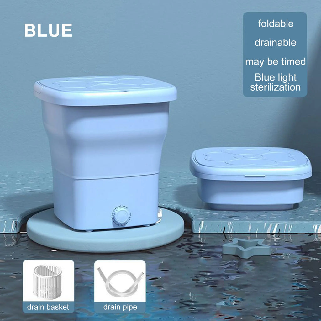 Portable Washing Machine,Mini Foldable Washer,25L Upgraded Large Capacity Foldable Washer, Deep Cleaning Of Underwear, Baby Clothes and Other Small Clothes,Suitable for Apartments, Dormitories, Hotel