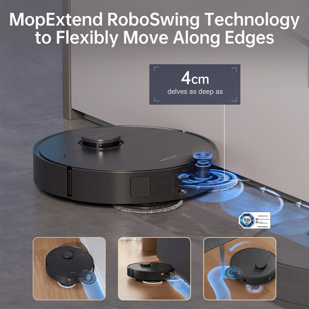 Dreame X30 Ultra Robot Vacuum, 8300Pa Suction, Self Cleaning with 140��F Water, Liftable Mop