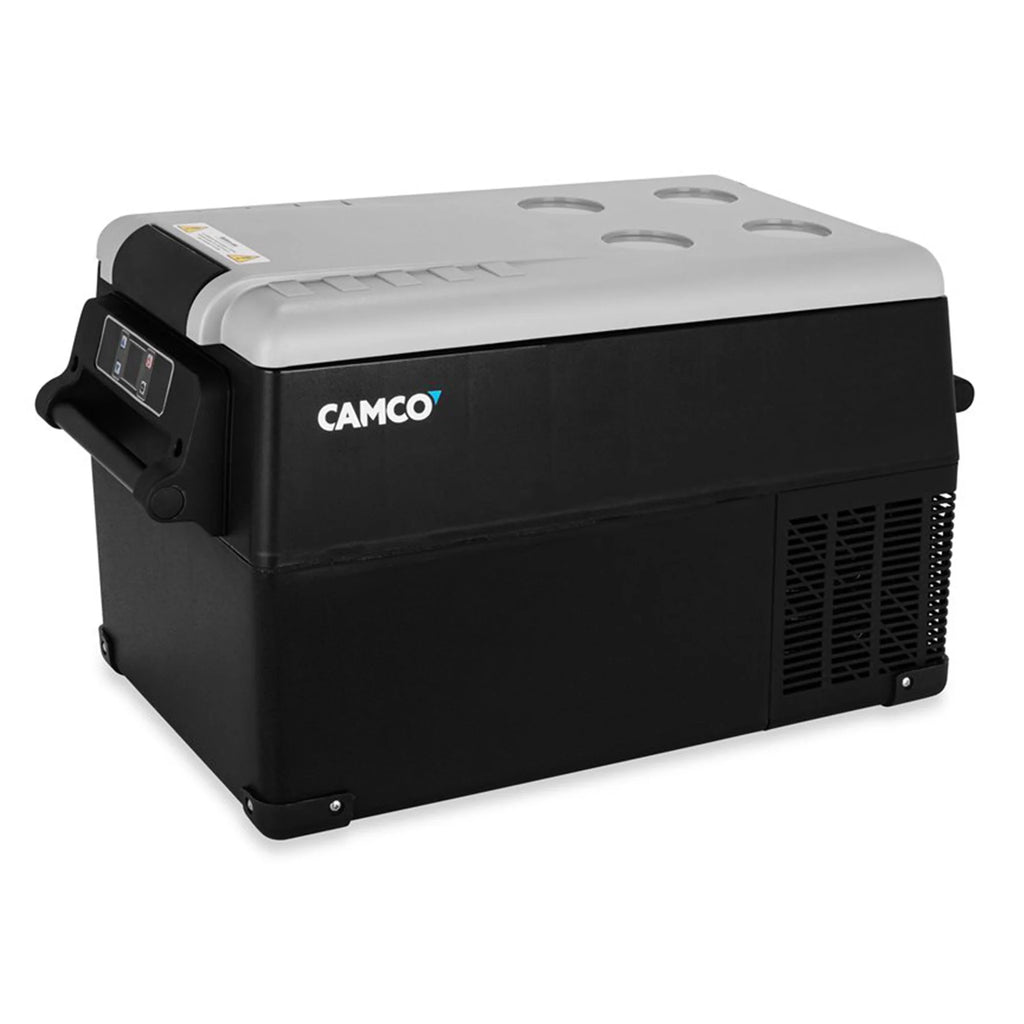Camco Mobile App control Portable Refrigerator with 7-foot AC adapter Plastic/Polymer Black, 28lb