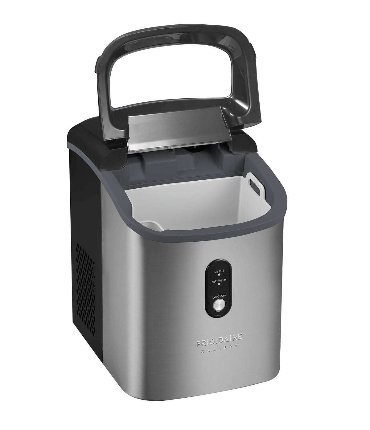 Frigidaire Gallery, 33 lbs. Nugget Ice Maker, Stainless Steel, Black, EFIC214