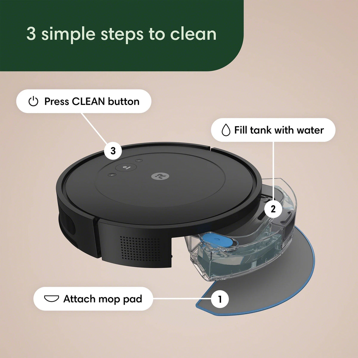 iRobot Roomba Combo 2 Essential Robot and Mop + AutoEmpty Dock