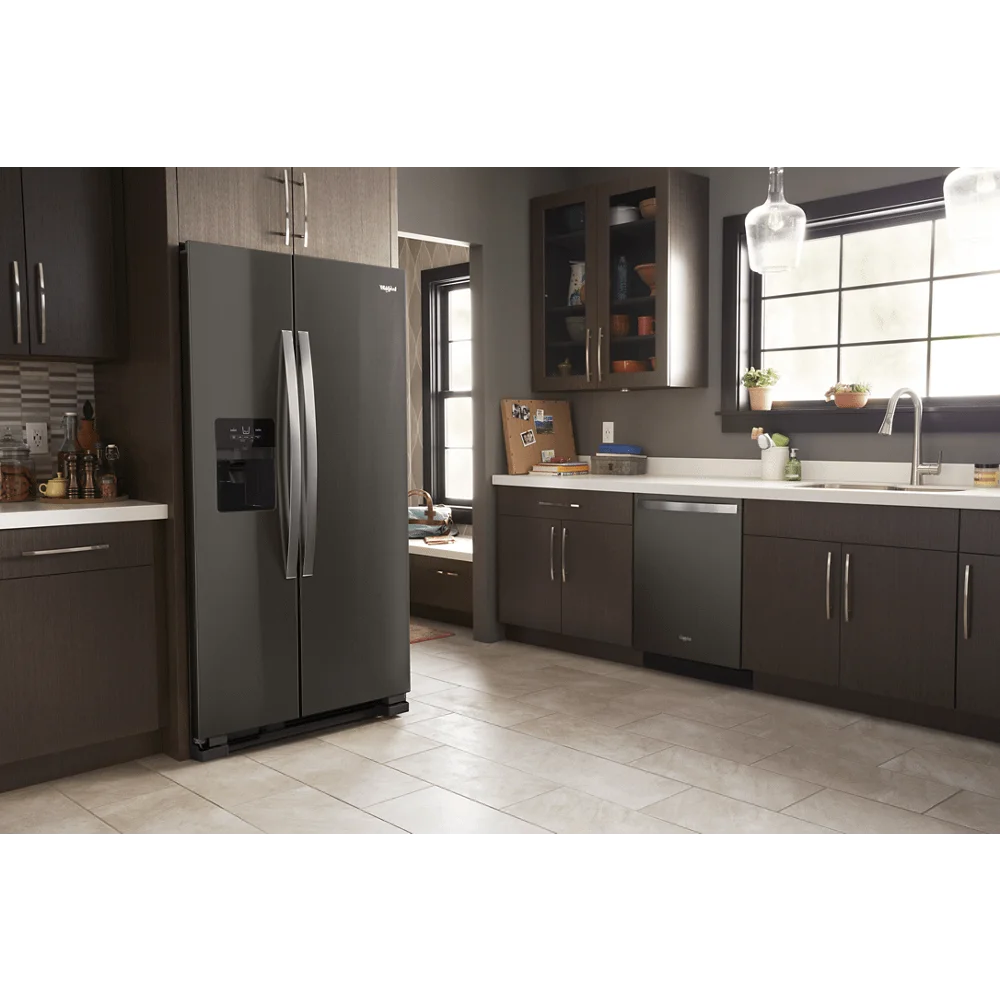 WHIRLPOOL WRS321SDHV side by side freestanding refrigerator