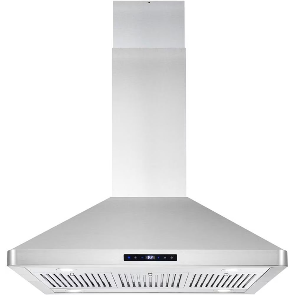 Cosmo COS-63ISS90 36 in. 380 CFM Ducted Island Range Hood in Stainless Steel