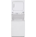 GE Unitized Spacemaker 3.8 DOE cu. ft. Stainless Steel Washer and 5.9 cu. ft. Gas Dryer
