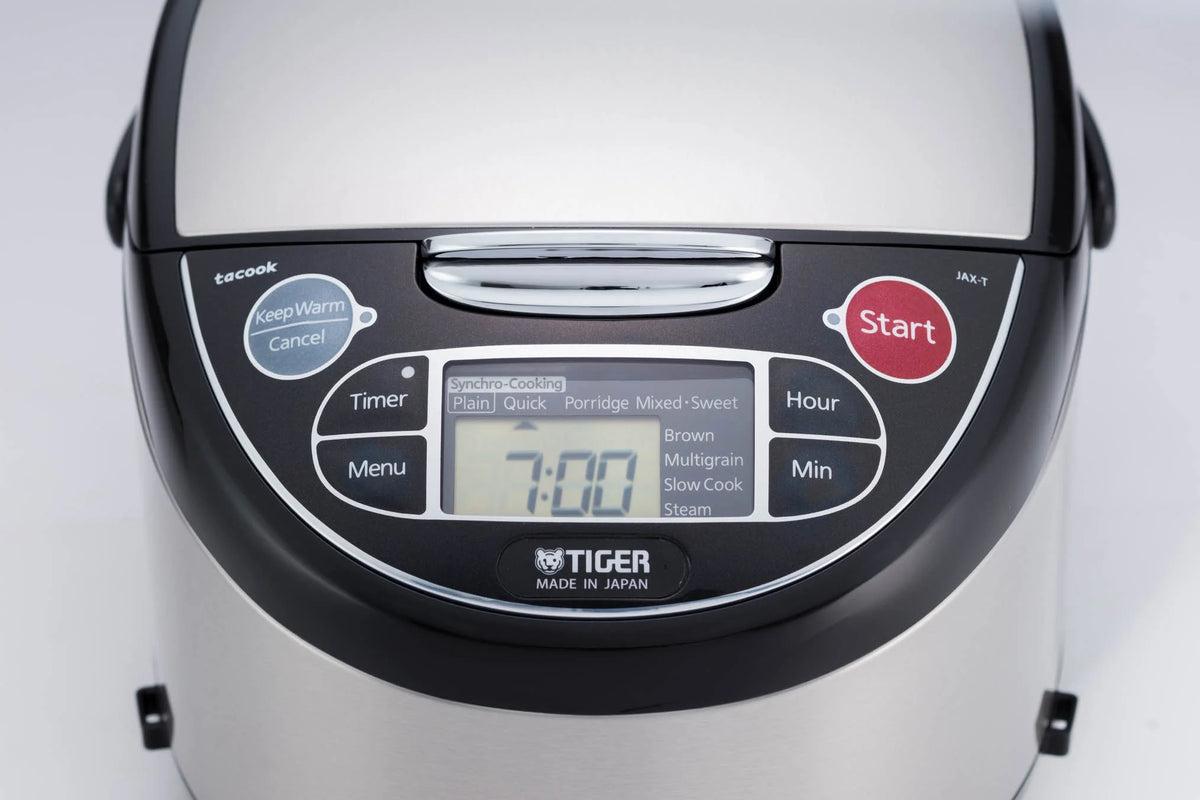 Tiger JAX-T10U-K 5.5-Cup (Uncooked) Rice Cooker and Warmer - Stainless Steel