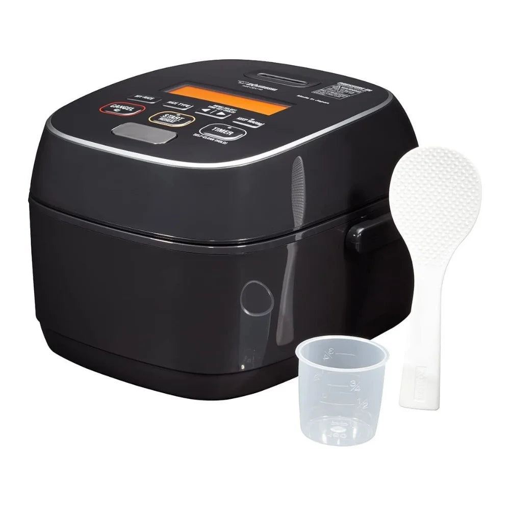 Zojirushi NW-JEC10BA 5.5-Cup Capacity Pressure Induction Heating Rice Cooker and Warmer (Black)