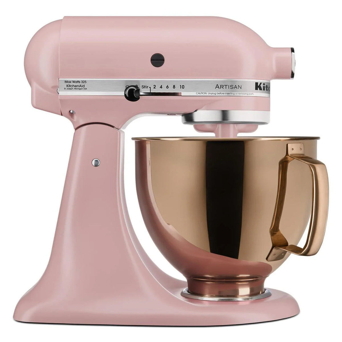 KitchenAid 5 Quart Tilt-Head Metallic Finish Stainless Steel Bowl - KSM5SSB