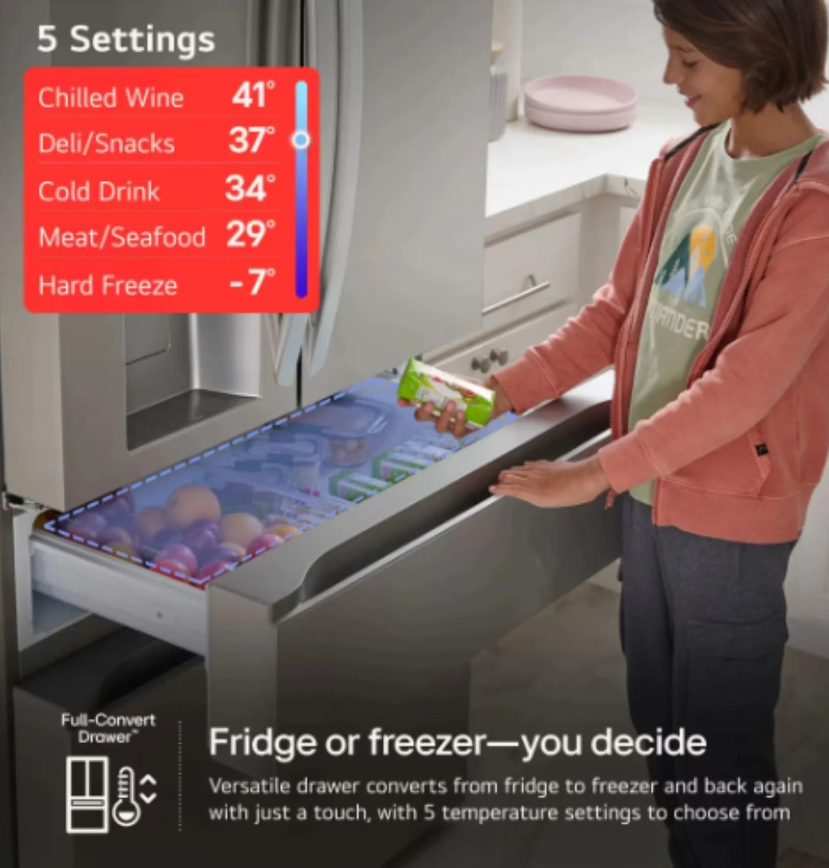 LG 4-Door French Door Refrigerator LF29S8365S, 29 cu. ft. Door-in-Door