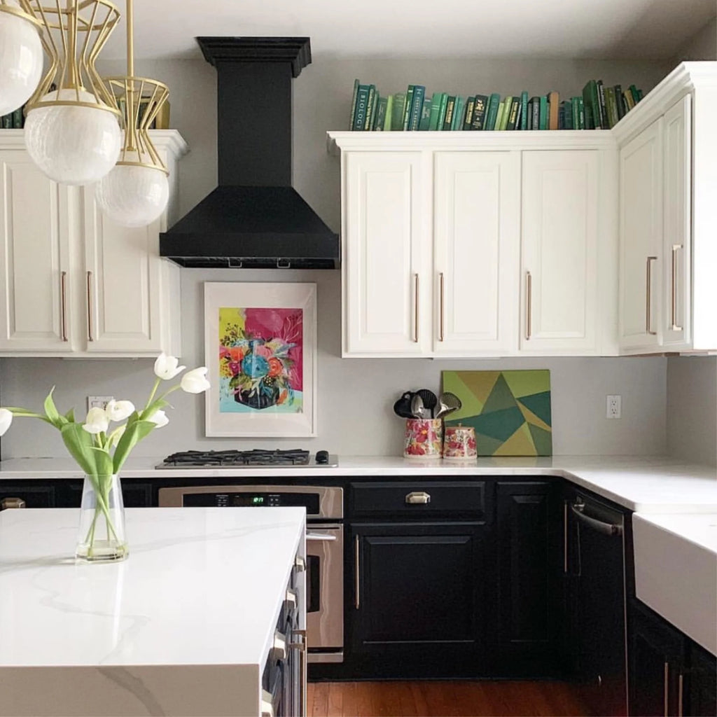 ZLINE 30 in. Wooden Wall Mount Range Hood in Black - Includes Motor