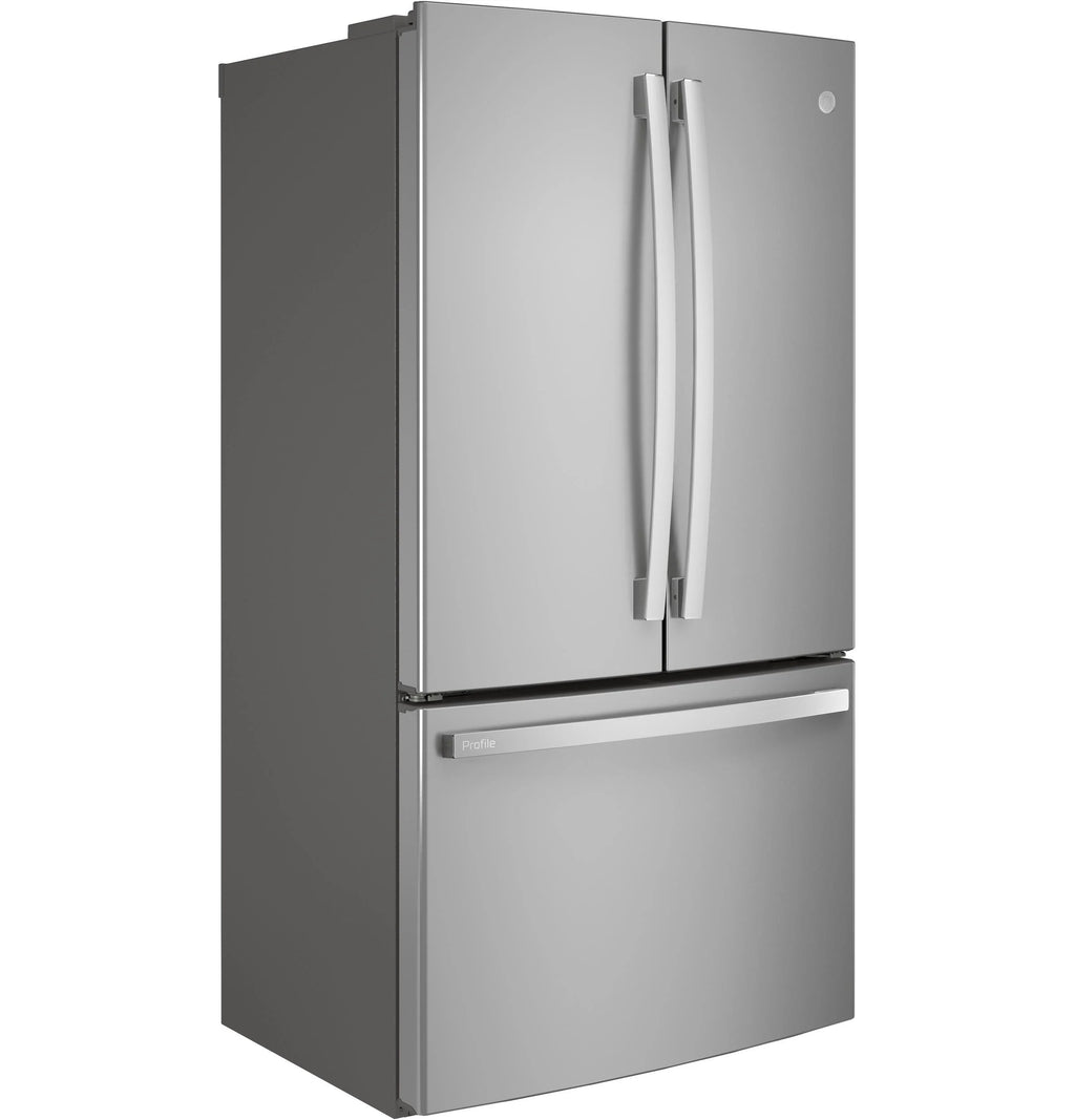 Ge Profile Pwe23k 36" Wide 23.1 Cu. Ft. Counter Depth French Door Refrigerator - Stainless