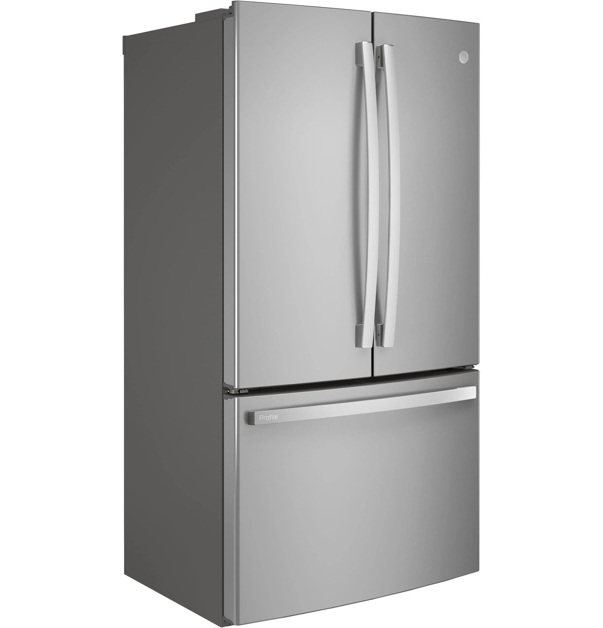 Ge Profile Pwe23k 36" Wide 23.1 Cu. Ft. Counter Depth French Door Refrigerator - Stainless