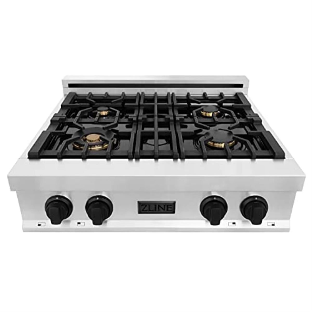 ZLINE 36 in. Autograph Edition Rangetop in Stainless Steel with Gold Accents (RTZ-36-G)