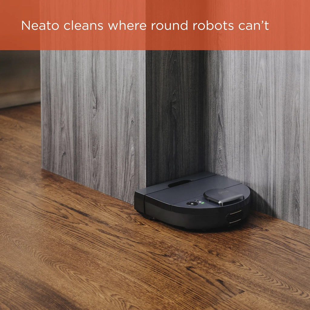 Open Box Neato D10 Intelligent Robot Vacuum Wi-Fi Connected with LIDAR Navigation in Silver