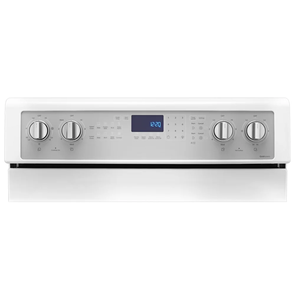Whirlpool 30�� 6.7 cu ft Double Oven Gas Range in Stainless Steel