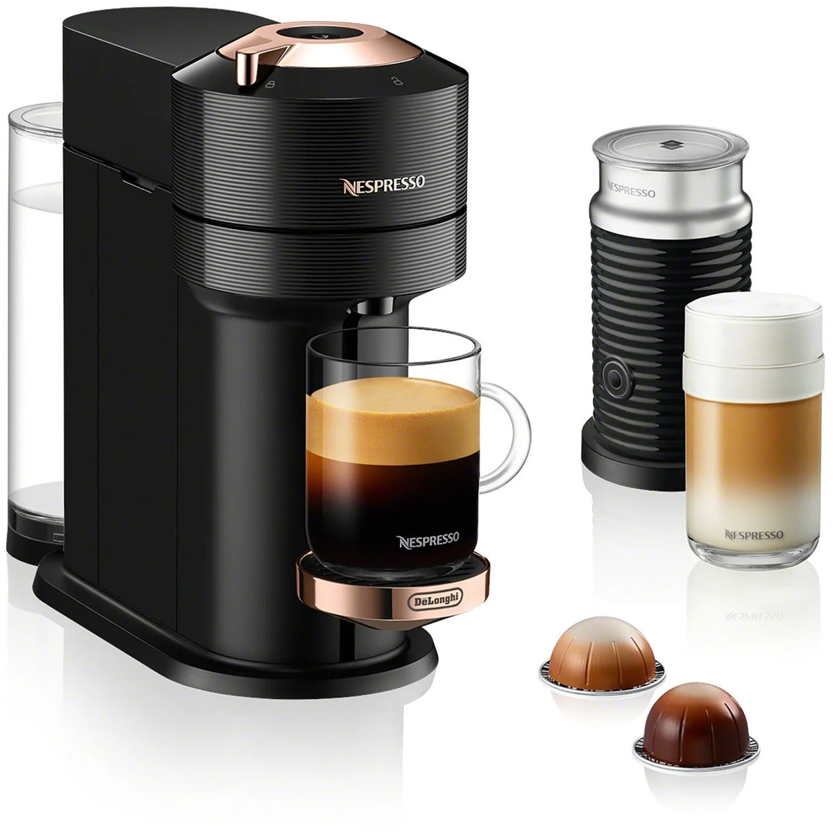 Nespresso Vertuo New Next Coffee and Espresso Maker by DeLonghi, Dark Gray, Single-Serve Brewers