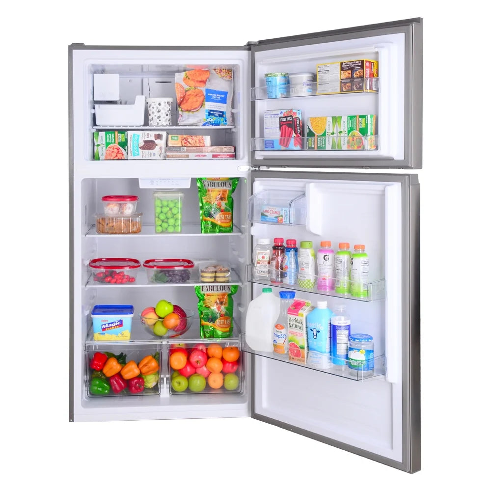 Kenmore 33-inch 20.4 Cu. ft. ENERGY STAR? Standard Refrigerator/Freezer w/Icemaker, Stainless Steel