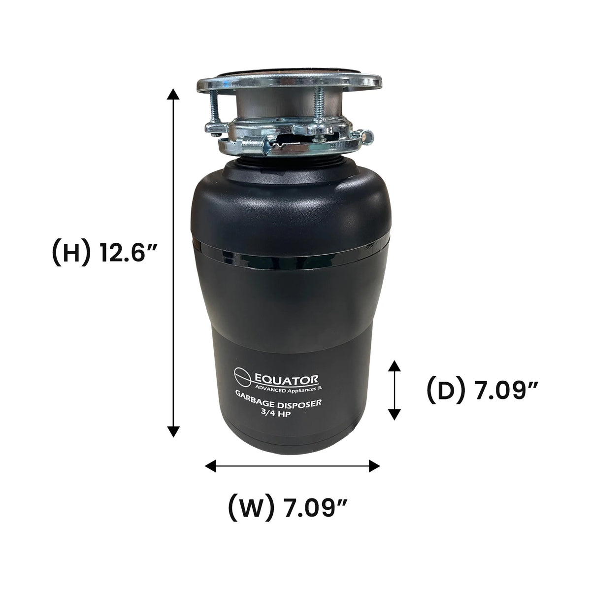 Equator 24 in Dishwasher 15 place QUIET 110V E-Star ADA+3/4 HP Garbage Disposer