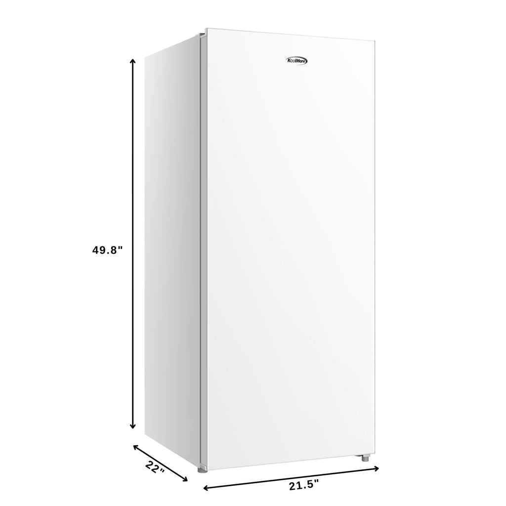 7 cu. ft. Garage Ready Convertible Upright Freezer/Refrigerator in White (KM-RUF-7S)