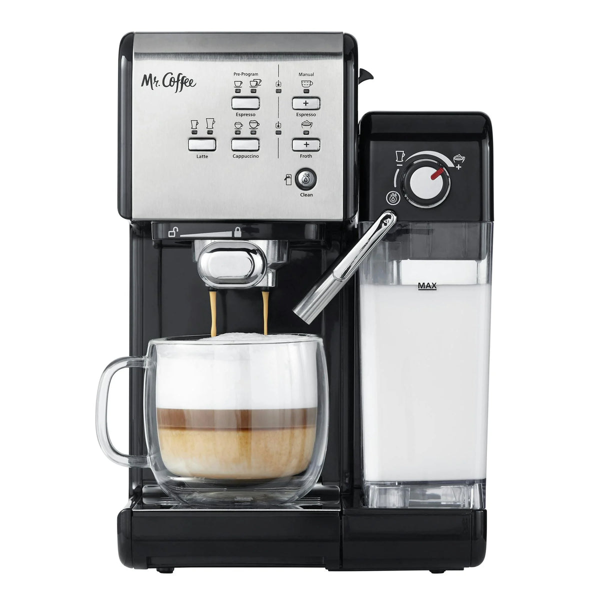 Mr. Coffee? One-Touch CoffeeHouse Espresso and Cappuccino Machine